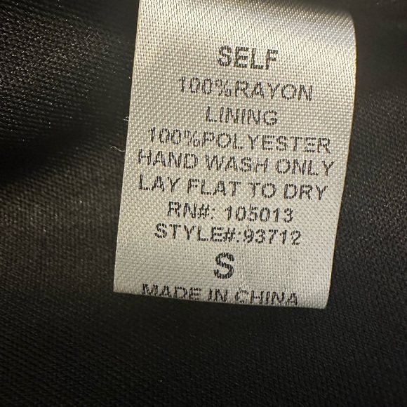 Black Dress with Floral Embroidery - Picture 10 of 10